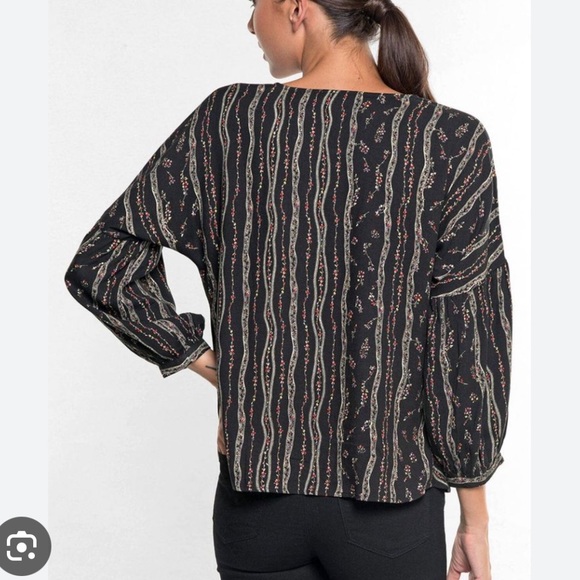 Lovestitch women's L floral Jennie top boho festival whimsical fairy - Picture 2 of 7